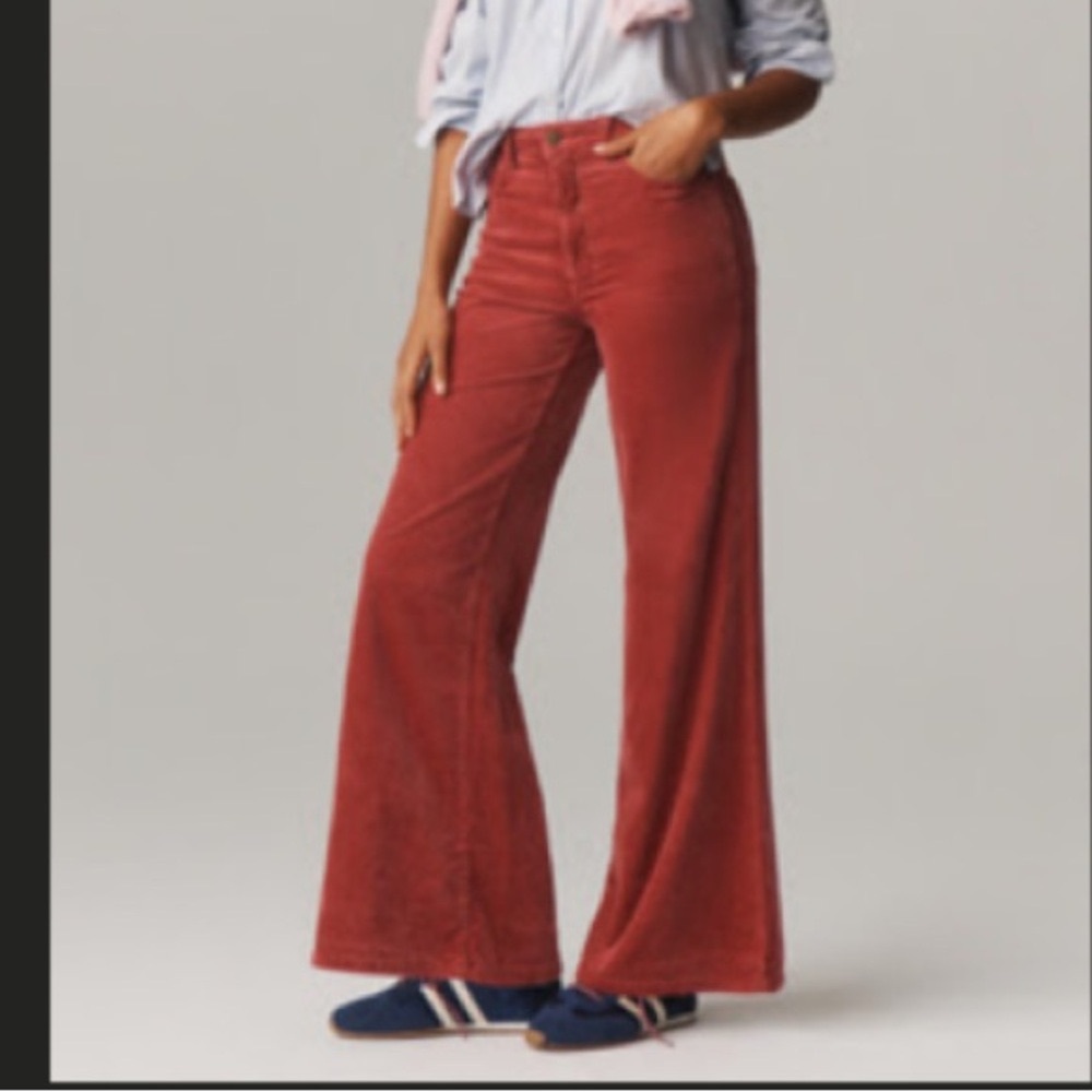 THE ROBBIE CORDUROY HIGH-RISE FLAREJEANS BY PILCRO